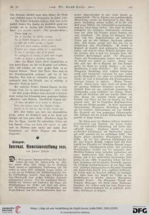 6: Glasgow: Internat. Kunstausstellung 1901