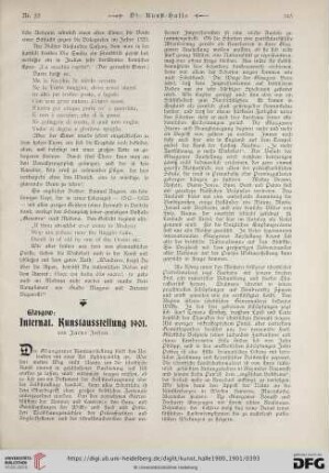 6: Glasgow: Internat. Kunstausstellung 1901