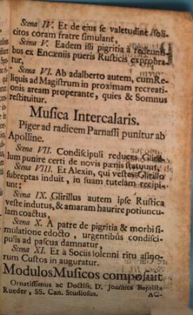 Pigritia Punita : Drama in Scenam dat. a Rudimentis Neoburgensibus ; [Periocha]