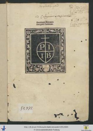 Doctrinale Alexandri cum glosa Ladauiani