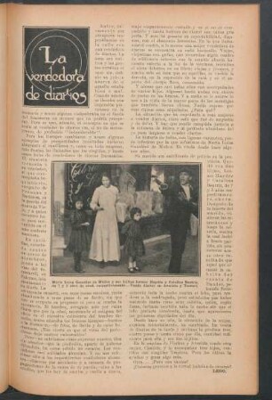 La vendedora de diarios