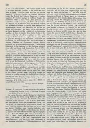 439-441 [Rezension] Kadner, Siegfried (Hrsg.), Jahrbuch für die evangelisch-lutherische Landeskirche Bayerns. 15. Jahrg. 1915