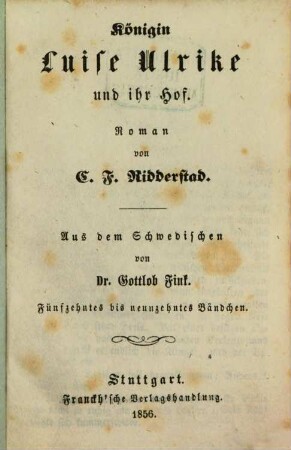 Königin Luise Ulrike und ihr Hof, 15/19 = 4