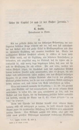 529-562 Ueber die Capitel 50 und 51 des Buches Jeremia
