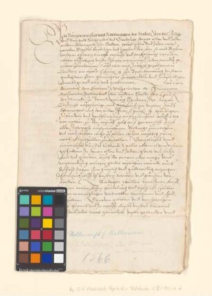 Altmärkische und prignitzsche Städte verschreiben sich Heinrich Kramer, Bürger zu Leipzig, über 3.000 Taler.