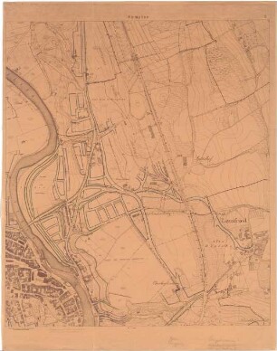 Fischer, Theodor; Kempten / Allgäu (Bayern); Generalbaulinienplan - Lageplan