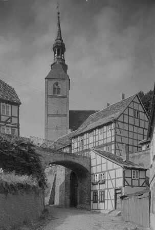 Tangermünde. Blick zur St. Stephanskirche