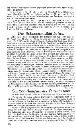 Das Johanneum sticht in See.