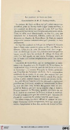 Le chateau de Sucy-en-Brie