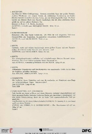 [Antike Schmucksachen und Gegenstände der Kleinkunst in Gold, Edelstein, Halbedelstein, Glas, Bronze usw.] (Nr. 1-126)
