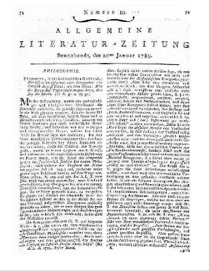 Tittel, Gottlob August: Kantische Denkformen oder Kategorien. - Frankfurt : Gebhard, [1787]