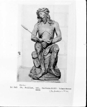 Ecce homo als sitzender Schmerzensmann
