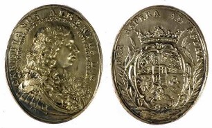 Fürstenhäuser, Herzgl. Linie Gottorp, Christian Albrecht (1659 - 1695); Ovale Portraitmedaille o. J