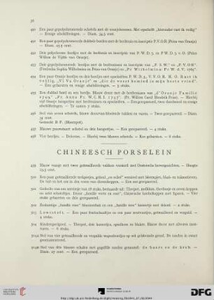 Chineesch porselein (Nr. 499-512)