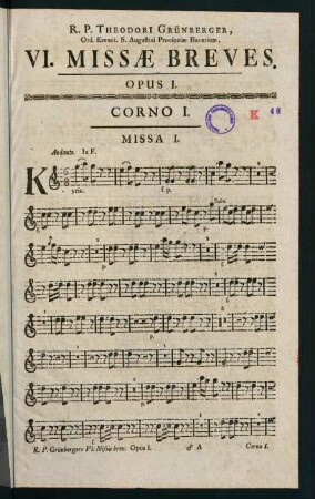 1-13, Missa I. - Missa III.