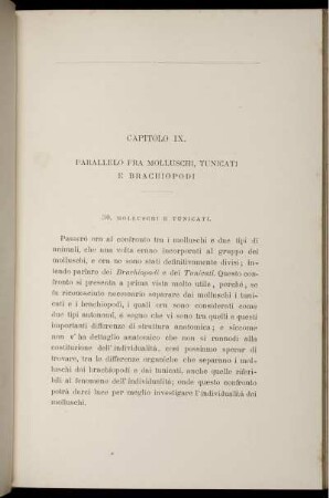 Capitolo IX. Parallelo Fra Molluschi, Tunicati E Brachiopodi.