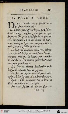 Du pavé de gres