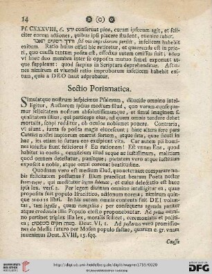 Sectio Porismatica
