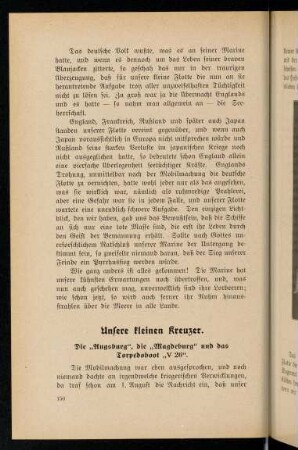 150-165, Unsere kleinen Kreuzer