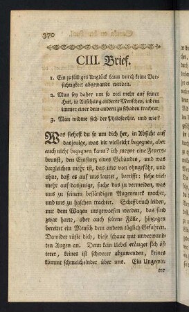 370-409, CIII. Brief. - CVII. Brief.