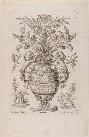 Eine Blumenvase