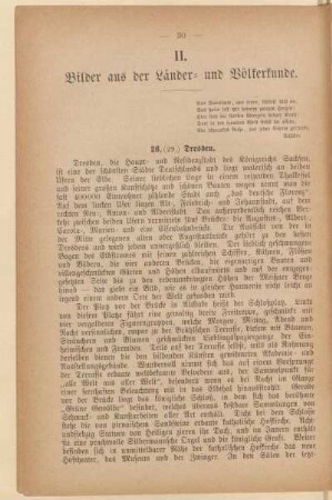 II. Bilder aus der Länder- und Völkerkunde