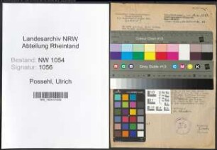 Entnazifizierung Ulrich Possehl , geb. 31.07.1883 (Reg.Rat)