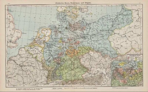 Deutsches Reich, Niederlande und Belgien, Thüringische Staaten