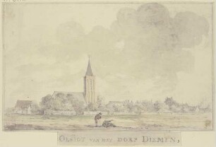 Gesigt van het Dorp Diemen Gesigt van het Dorp Diemen