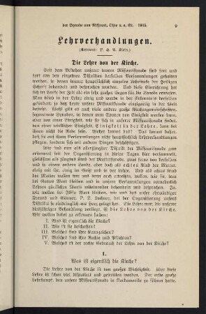 9-18, I. Was ist eigentlich die Kirche