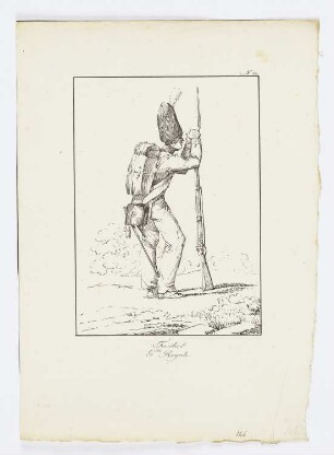 Fusilier garde royale, Blatt 20 der Folge "Französische Militärkostüme"