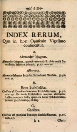 Venerabilis Patris Nicolai Lancicii è Societate Jesu Opera Omnia Spiritualia : XXI. Opusculis Comprehensa, In Quibus Virtutes Cuilibet Hominum Statui Convenientes Tum Solida Doctrina Illustrantur, Tum Piis Affectibus Exornantur, 20
