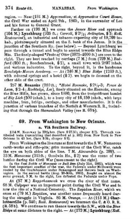 From Washington to New Orleans