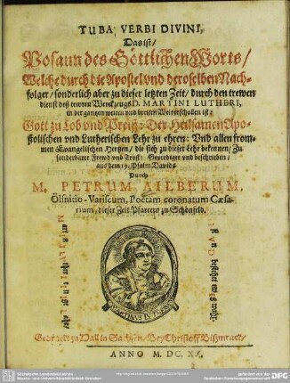 Tuba verbi divini : Posaune des göttlichen Worts