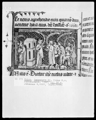 Perikopenbuch des Erzbischofs Kuno von Falkenstein: Christus