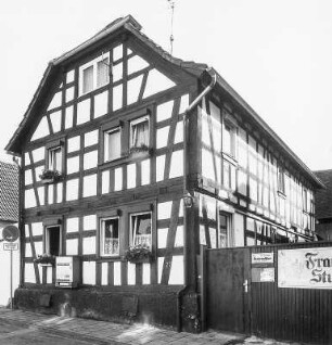 Fachwerkwohnhaus; Langen, Obergasse 27