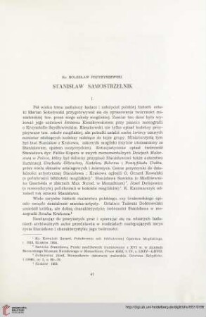 13: Stanisław Samostrzelnik
