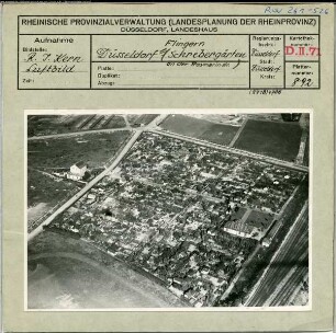 Düsseldorf-Flingern, Schrebergärten