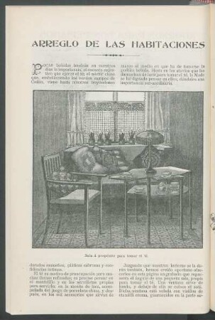Arreglo de los habitaciones