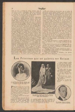 Las princesas que no quieren ser reinas