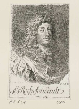 La Rochefoucault, aus: "Histoire des philosophes modernes"