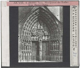 Paris, Kathedrale Notre-Dame de Paris : Nordportal
