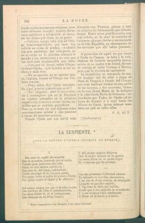 La serpiente.