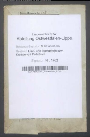 Erblasser: Friedhoff, Helene; Erblasser: Friedhoff, Josepha:
