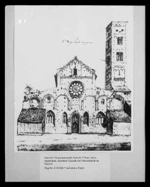 Fassade der Marienkirche zu Utrecht