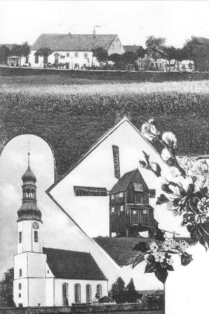 Mittelherwigsdorf-Oberseifersdorf. Donixmühle, Ansichtskarte, Repro