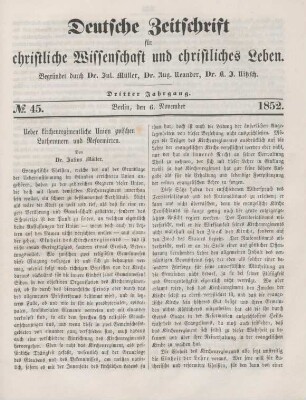355-362 Ueber kirchenregimentliche Union zwischen Lutheranern und Reformirten