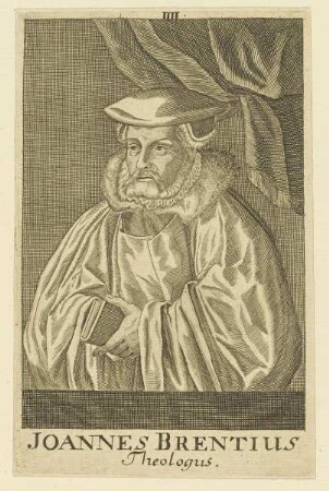 Bildnis des Joannes Brentius