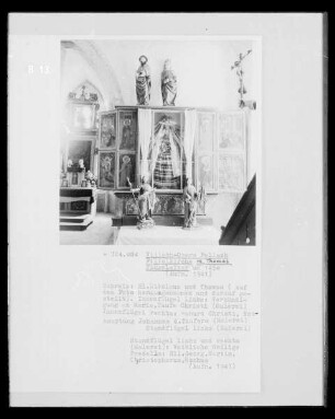 Schrein: Die Heiligen Nikolaus und Thomas