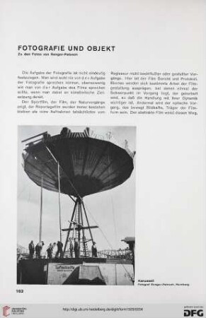 4: Fotografie und Objekt : zu den Fotos von Renger-Patzsch